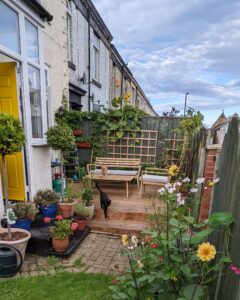 Decking and planting Tynemouth