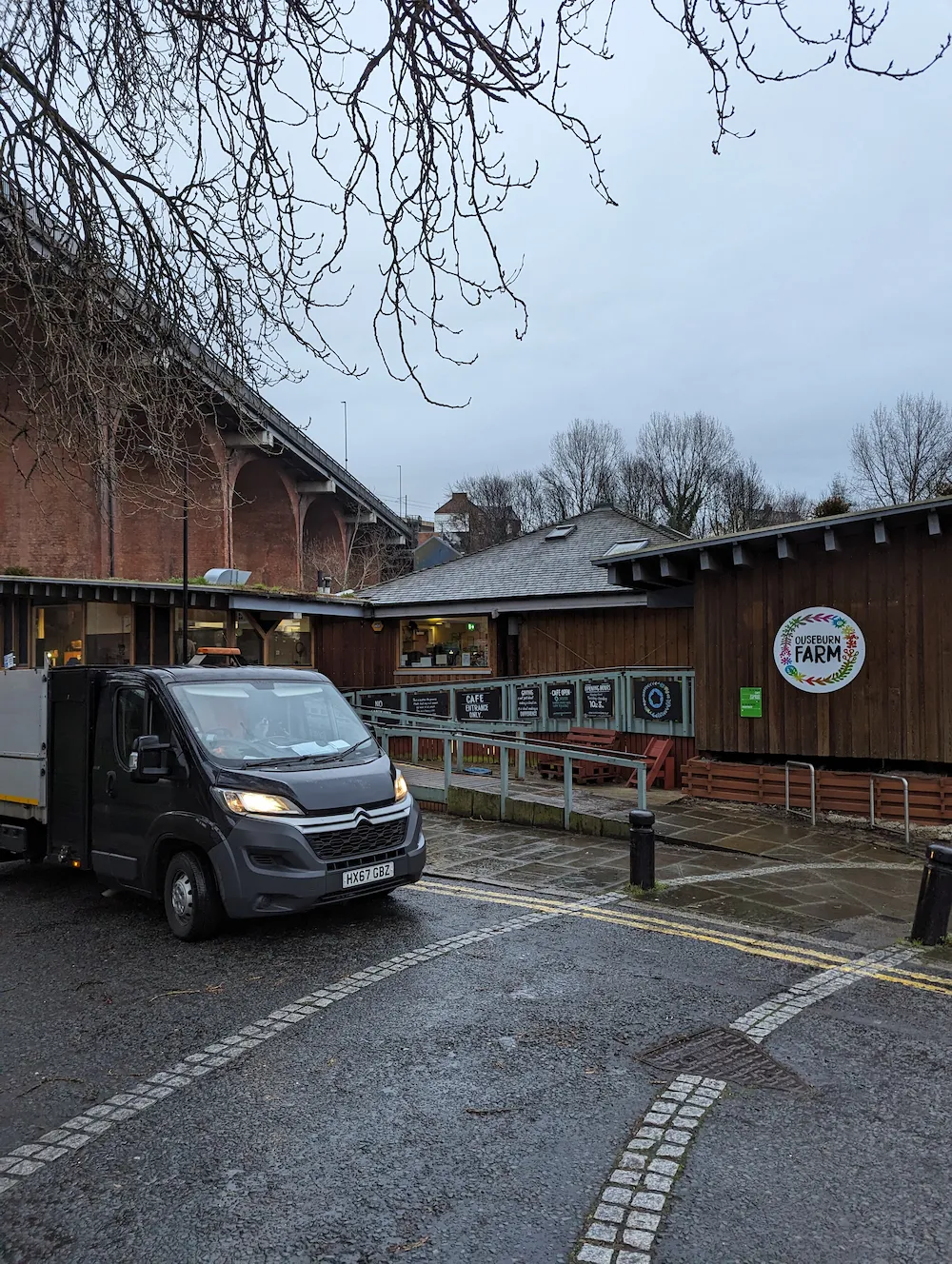 Red Fox Tree Care woodchip delivery to Ouseburn Farm in Newcastle